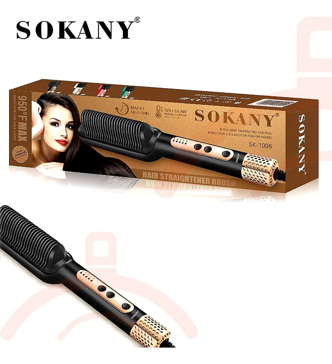 Sokany SK‑1008: Alisa tu cabello en 2 minutos